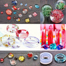 83pcs DIY Silicone Casting Molds Tools Jewelry Pendant Resin Mould Set with Bag