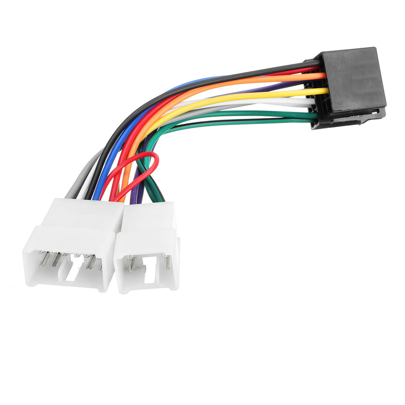 AU Car Side Trim Double Din Dash Facia Fascia Kit +ISO Wiring Harness For Toyota