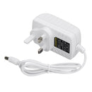AC100-240V to DC12V 2A Power Supply Charger Adapter UK Plug forLEDStrip Light Vanity MakeupLamp