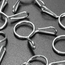 50pcs 10mm Fuel Line Hose Tubing Spring Clips Clamps For Motorcycle ATV Scooter