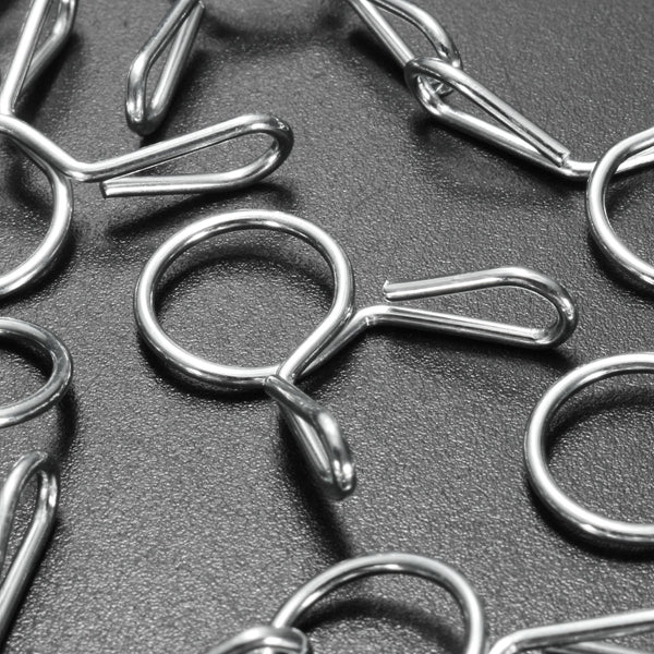 50pcs 10mm Fuel Line Hose Tubing Spring Clips Clamps For Motorcycle ATV Scooter