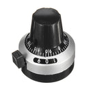 3590S RDK-III-6.35 22x25mm 0-9 Precision Multi-Turn Potentiometer Scale Knob Linear Digital Knob