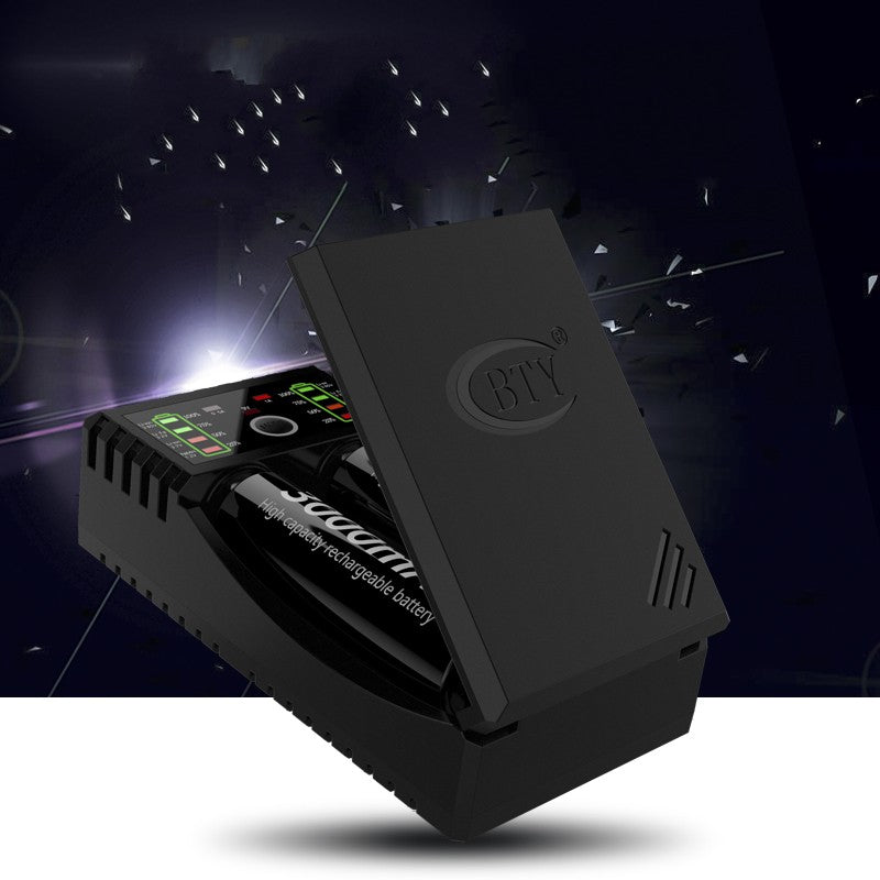2 in1 BTY V202 Smart Fast Ni-MH Ni-CD Li-ion Battery Charger USB Power Bank For Phone AA AAA 18650 16340 14500 Charger