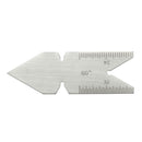 UK 55 / ISO Metric 60 / USA 60 Center Gauge Screw Cutting Thread Pitch Measuring Lathe Tool