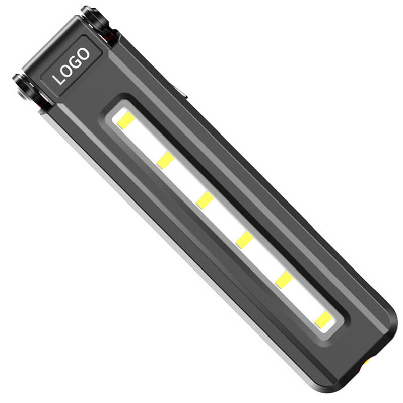 Portable 5 LED COB USB Rechargeable Magnetic Work Light Folding Hook Tent Camping Torch Flashlight