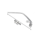 2Pcs Chrome Front Grill Grille Decorative Cover Trim Strips For Toyota Rav4 2019