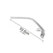 2Pcs Chrome Front Grill Grille Decorative Cover Trim Strips For Toyota Rav4 2019