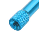 Suleve M3AR4 10Pcs M3 25mm Knurled Standoff Aluminum Alloy Multicolor