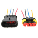4Pin 2 Way Car Waterproof Electrical Connector Male & Female Plug Wire AWG Marine