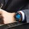 TEVISE 9017 Date Display Automatic Mechanical Watch Full Steel Mesh Stainless Steel Men Watch