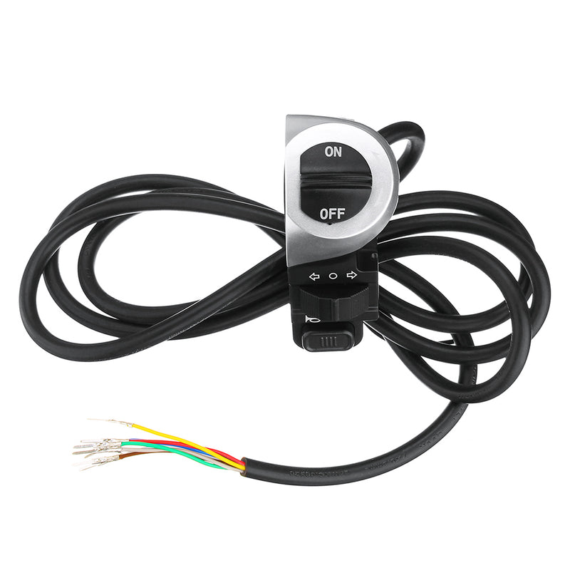 3in1 Wuxing Motorcycle Electric Scooter Handle Switch With HeadLight Taillight Horn Botton