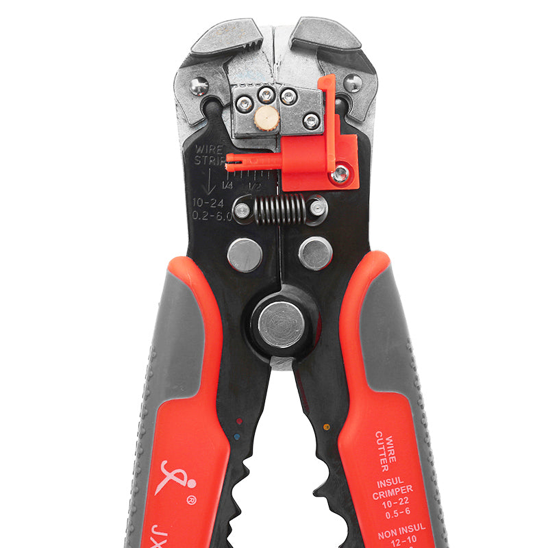 Paron JX-1301 Multifunctional Wire Strippers Terminals Crimping Tool Pliers Orange