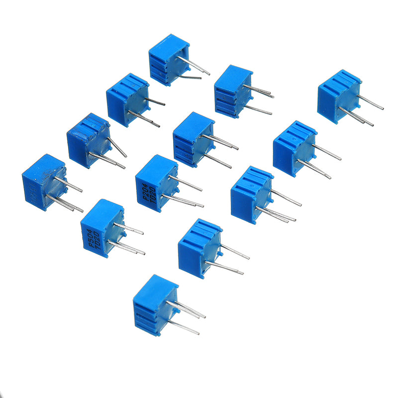 130Pcs 100R-1M Each 1 3362 Potentiometer Package 3362P Adjustable Resistor
