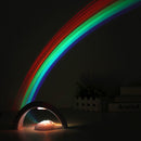 LED Colorful Rainbow Lamp LED Night Light Romantic Rainbow Projector Lamp Portable