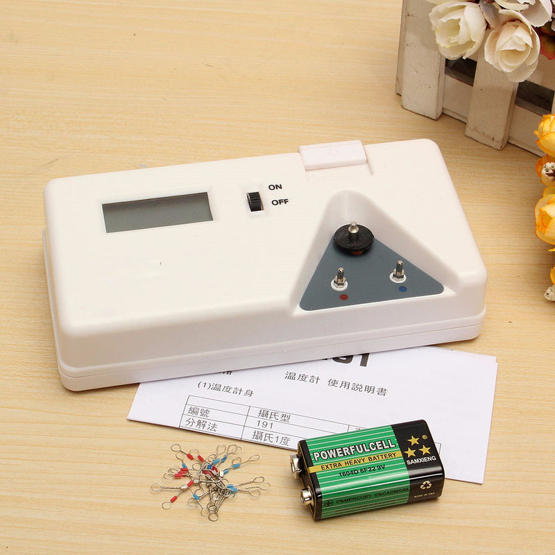 191 Soldering Iron Tip Thermometer Sensor Line Digital Tester Temperature Test