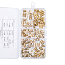 Suleve M3BN5 150Pcs M3 Knurled Brass Threaded Insert Nut Female Thread Embedment Nuts Assortment