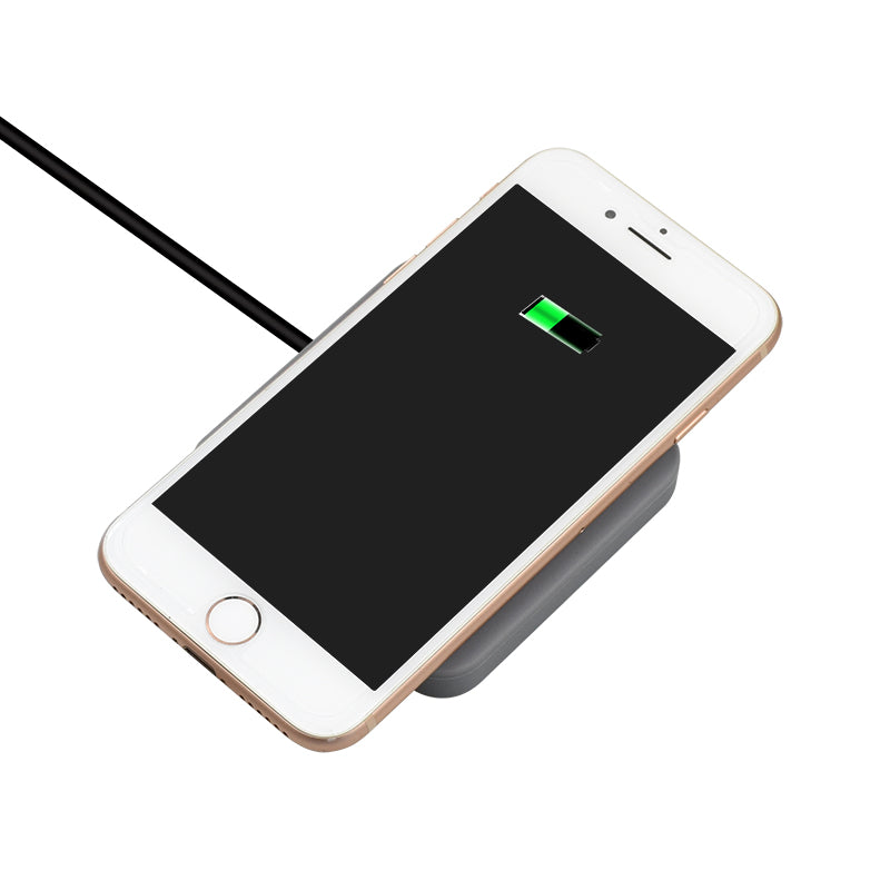 Bakeey QI Wireless Fast Charger Charging Dock Pad Mat with Non-slip Silicone for iPhone XS XR X