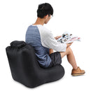 IPRee 190T Polyester 120x60x48cm Air Inflatable Folding Chair Water Resistant Sofa Max Load 150kg