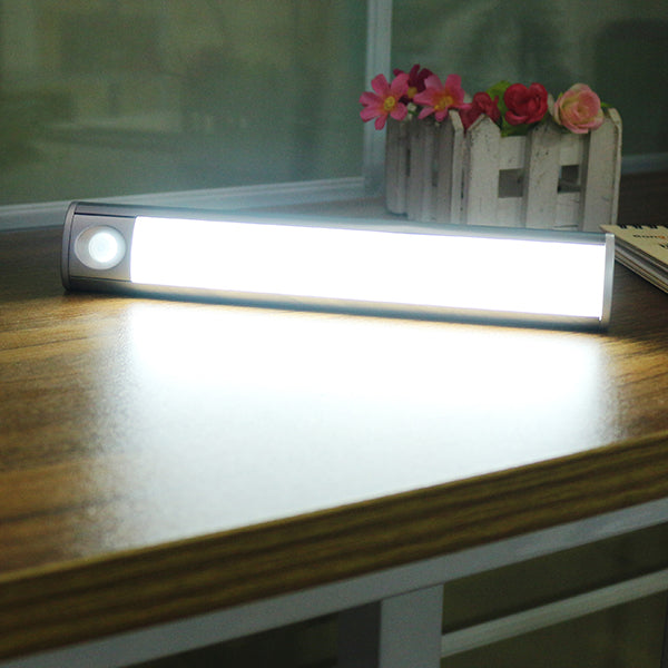 LED Closet Light 33 LED Rechargeable Motion Sensor Night Light  for Kitchen Cabinet Stairs Wardrobe