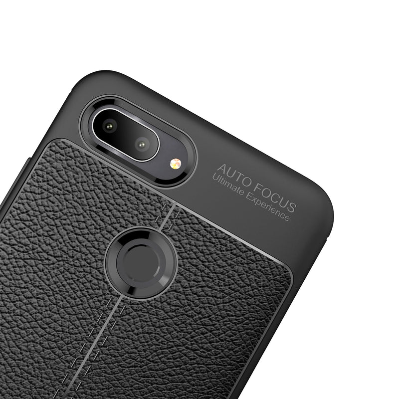 Bakeey Litchi Pattern Shockproof Soft TPU Cover Protective Case for Xiaomi Mi 8 Lite 6.26 inch