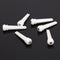 Cattle Bone Guitar Parts Endpin with Abalone Dot Bridge End Pin for Acoustic Guitar