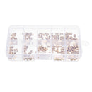 Suleve MXBN1 200Pcs M2/M2.5/M3 Knurled Brass Threaded Insert Nut Female Thread Embedment Nuts Assortment