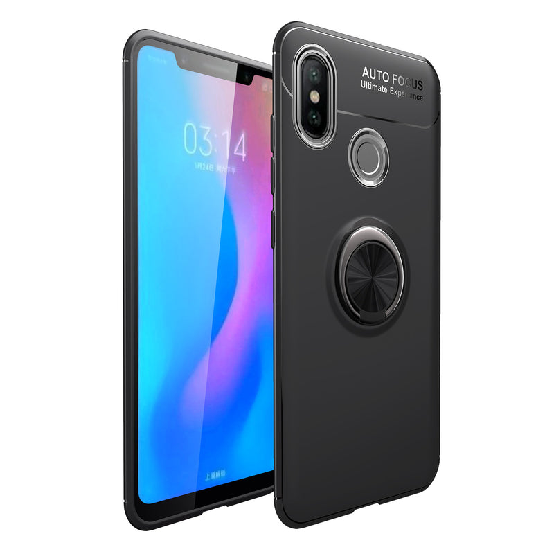 Bakeey 360 Adjustable Metal Ring Magnetic PC Protective Case for Xiaomi Mi A2 / Xiaomi Mi 6X
