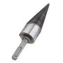 Drillpro Kindling Firewood Splitter Drill Bit Firewood Split Drill Bit Square SDS Plus Shank for Hammer Drill