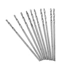 Drillpro 10Pcs 0.4-2.0mm Drill Bit HSS High Speed Steel Straight Shank Twist Drill Bit For Hand Twist Drill