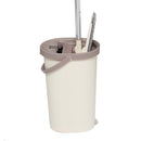 Flat Squeeze Mop and Bucket Hand Free Wringing Floor Cleaning Mop Microfiber Mop