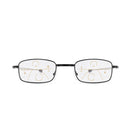 Fashion Blue-light-proof High-end Antenna Folding Presbyopic Intelligent Discoloration Multi-focus Metal Presbyopic Glasses for Men And Women Reading Glasses