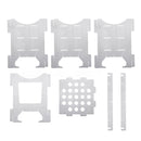 Outdoor Mini Firewood Alcohol Burning Cooking Stove Stainless Steel Burner Furnace Camping Picnic BBQ