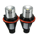 5W 6000K Pair LED White Angel Eyes Halo Light For BMW E39 E60 E63 E64 E53 X5