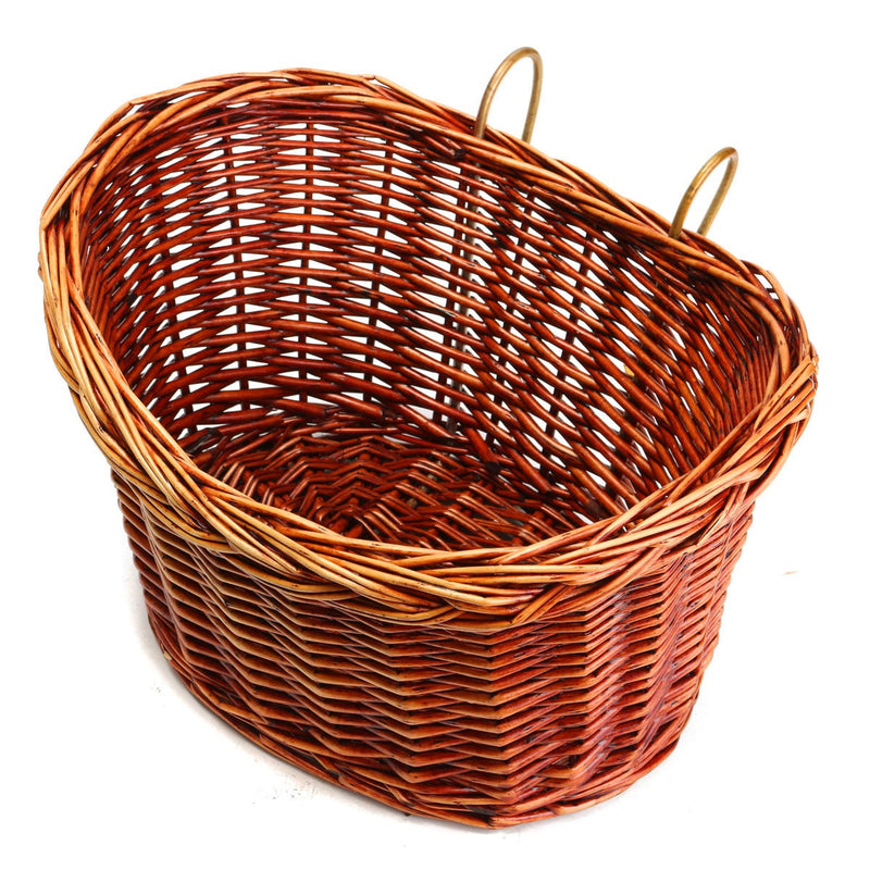 Trendy Style ProSource Bicycle Basket Bike Wicker Style With Straps