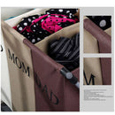 X-shape Foldable Dirty Laundry Baskets Organizer Collapsible 3 Grids Dirty Clothes Storage Waterproof Large Laundry Hamper