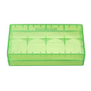 3pcs 18650 x 2 Sot Plastic Battery Case Batteries Cover Spare Carrier Holder Storage Box CR123A 16340 R123A 17670 4x Cell 18350 Container