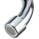 Foot Pedal Valve Faucet Copper Vertical Basin For Home w/ 1M Flexible Hose
