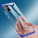 Bakeey Plating Ultra-thin Transparent Soft TPU Shockproof Protective Case for Samsung Galaxy A51 2019