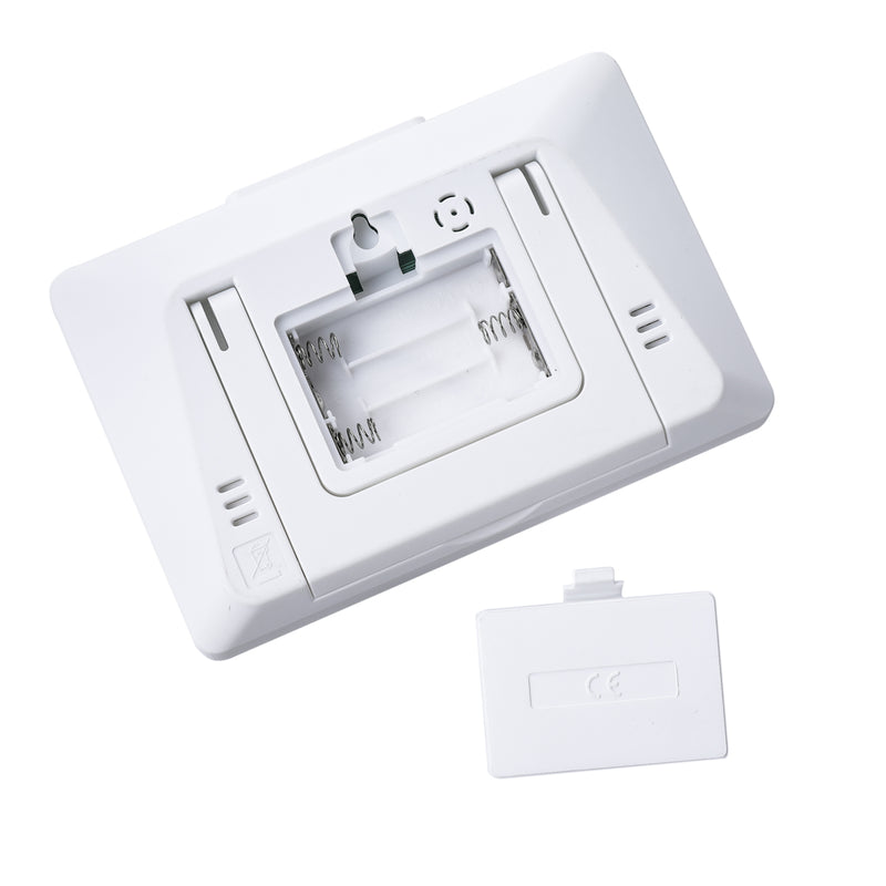 Wireless Weather Station Indoor Outdoor Thermometer Digital Hygrometer Temperature and Humidity Monitor Timer Date Backlight w/ Wireless Sensor