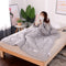 Winter Lazy Quilt With Sleeves Warm Thickened Blankets Washed Quilt 120cm x160cm