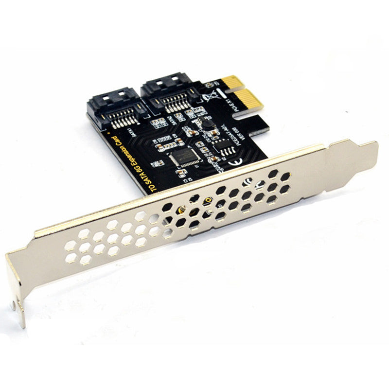 ITHOO PCE2SAT-A01 PCI-E to SATA3.0 6Gbps PCI-E Expansion Card IPFS Hard Disk Adapter for Desktop Computer