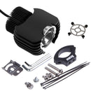 BOSMAA M20L 12V 20W 2400lm 10V-80V Motorcycle LED Headlights Super Bright White Fog DRL Driving Spotlight