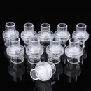 10Pcs Disposable One-way CPR Mask Training Valves Mouthpieces Micromask