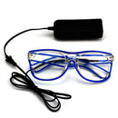 Halloween Flashlight Emitting Glasses Christmas Personalized Glasses Funny Party Supplies