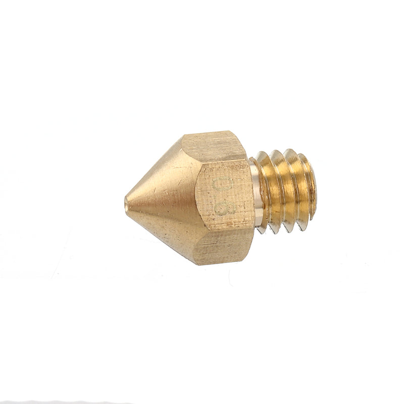 Anet 0.2+0.3+0.4+0.5+0.6mm Brass Nozzle Set for 1.75mm Filament 3D Printer Part