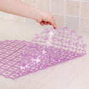 PVC Anti Skid Suction Cup Grip Shower Bath Tub Mat Rug Home Bathroom Carpet Nonslip