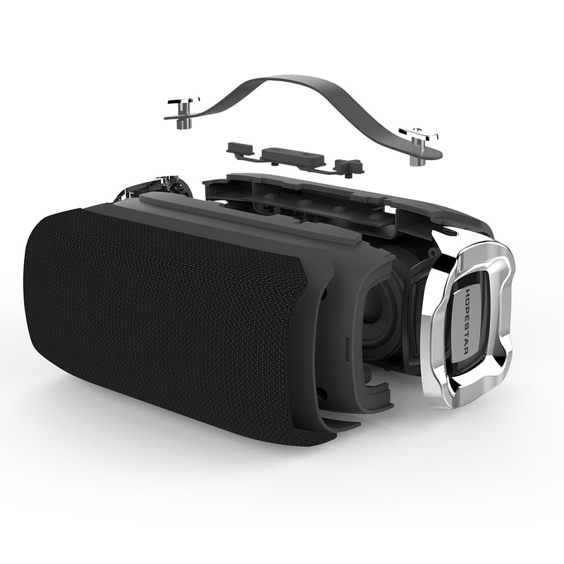 Hopestar H36 Portable bluetooth Speaker Dual Units IPX6 Waterproof TF Card FM Radio Bass Speaker