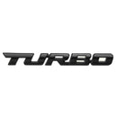 Turbo 3D Metal Car Decals Lettering Badge Sticker for Auto Body Rear Tailgate