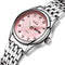 WWOOR 8824 Diamonds Casual Style Ladies Wrist Watch Calendar Full Steel Quartz Watches