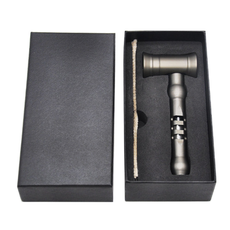 New Hammer Shape Metal Smoking Pipes with Cleaning Rod